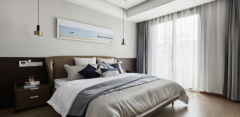 别墅软装设计——卧室窗帘搭配的要点