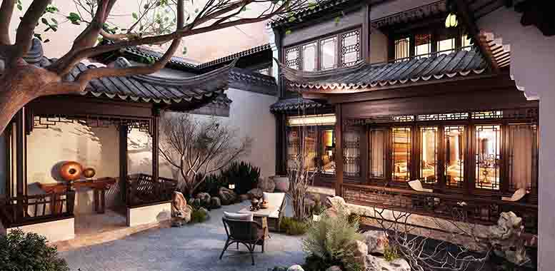 杭州别墅装修中，我们应该如何进行别墅庭院设计？