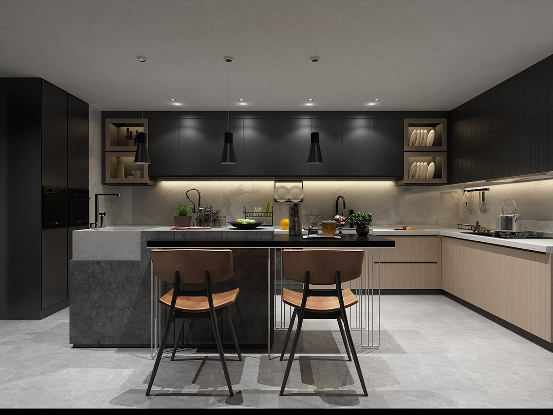别墅厨房布局设计，打造更舒适便捷的烹饪空间！