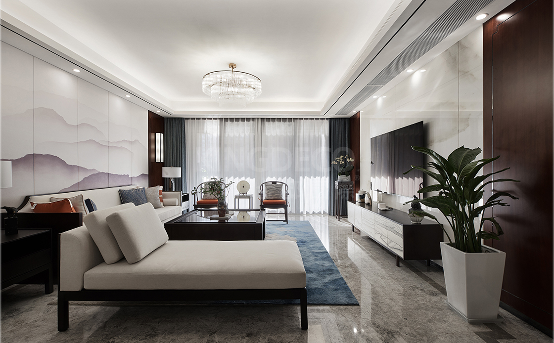 新中式风格在现代化别墅空间设计中的精彩表现！